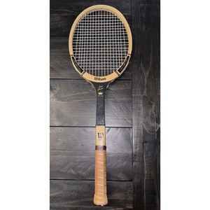 Vintage Wilson Jack Kramer Personal Tennis Racquet Made In Belgium 4.5